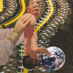 Ease On Down. Brent Pruitt, assemblage/collage, 2023