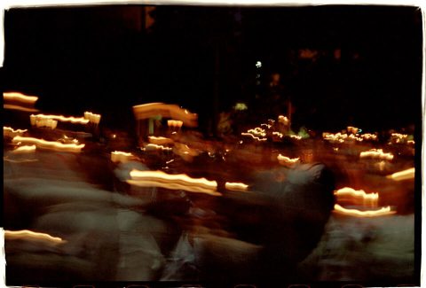 Procession of Light [National AIDS Candlelight Vigil and March #81]. Brent Pruitt. 35mm photograph, 1996