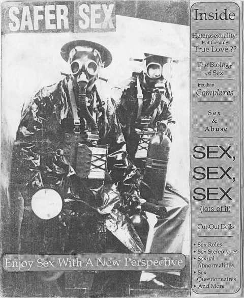 Safer Sex [Issue 1]. Brent Pruitt, assemblage/collage, 1993